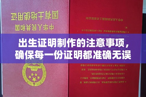 乐至出生证明制作的注意事项，确保每一份证明都准确无误